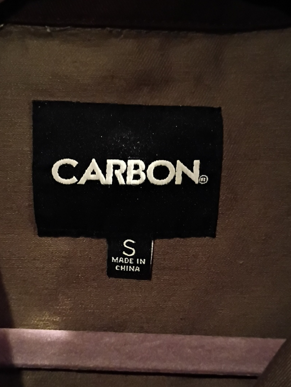 Carbon Women's Jacket Label - Black and White
